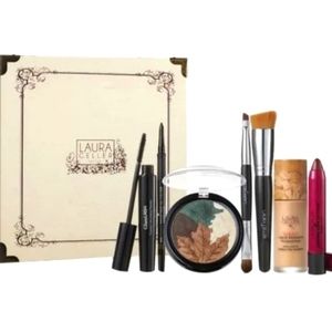 Laura Geller ITALIAN GARDEN 7 Piece Makeup Set GOLDEN MEDIUM Foundation gift set